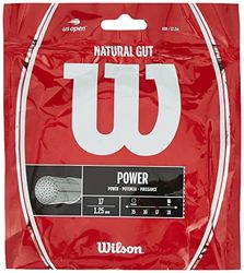 Wilson Nat GUT 17 Tennis RKT String Raqueta, Adultos Unisex, Natural (Multicolor), Talla Única