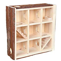 Trixie, Linea Natural Living (Versione UK), Torre da Gioco per roditori da 30 x 30 x 10 Centimetri
