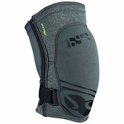 IXS Flow Zip Knee Guard Grey L Proteções unissexo para adultos, preto, L