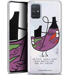 Caseink Beschermhoes voor Samsung Galaxy A71 (A715) (6,7) [officieel gelicentieerd product Collector Les Shadoks®]