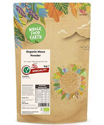 Wholefood Earth Organic Maca Powder 1kg Raw | Vegan | GMO Free | High Fibre | High Protein | Certified Organic