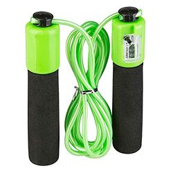 Idena 40186 - springtouw met zachte handgrepen en teller, lengte 2,2 m, voor kinderen en volwassenen, voor bewegingsspelen, als vrijetijdssport, voor trucs en voor conditietraining