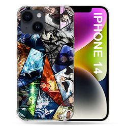Cover compatibile MagSafe per iPhone 14 (6.1) Manga Bleach Pele Mele