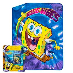 Northwest Throw Blanket, Polyester, Spongebob Tie Dye Ready, 46" x, 60"