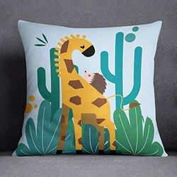 Questo Casa Housse de Coussin décorative, Housse de Coussin décorative, décoration de Maison, canapé, Salon de café, Dimensions : 45 x 45 cm – Conçu et fabriqué dans la Türkiye