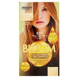 Dikson Muster Dikson Bloom Crema Color 830 Biondo chiaro Dorato, Nero, Standard