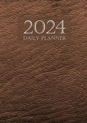 2024: 2 pages per day - A4 Diary | Vintage Cover