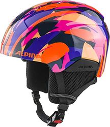 ALPINA Unisex - Kinderen, PIZI Skihelm, pink-orange blue gloss, 46-51 cm