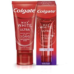 Colgate Dentifrice Max White Ultra Active Foam 50 ml – Dents plus blanches en 3 jours