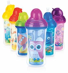 Nûby 100965 dziecięcy kubek do picia, 300 ml, wielokolorowy