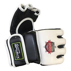 Sphinx Hunter SRT MMA-handschoenen, uniseks, volwassenen, wit/zwart, L