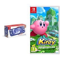 Nintendo Switch Lite - Blue + Kirby and the Forgotten Land (Nintendo Switch)