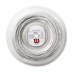 Wilson Cordages de Raquettes, Revolve, Rouleau de 2 mètres, Blanc, 1,30 mm, Unisexe, WRZ906500