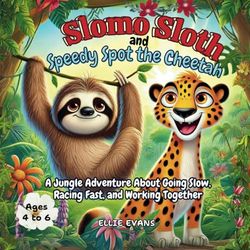 Slomo Sloth and Speedy Spot the Cheetah: A Jungle Adventure About Going Slow, Racing Fast, and Working Together, Ages 4 to 6