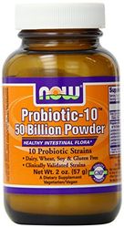 NOW Foods Probiotic-10, 50 Billion Powder - 57g