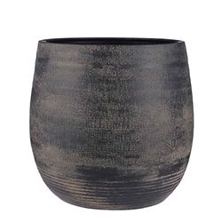 Edelman Victor Pot Round d. Brown - h45xd49cm