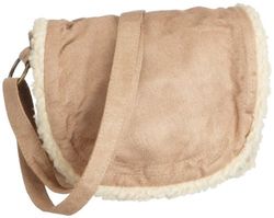 Contempo 5231 tas, damesschoudertassen, 23 x 22 x 3 cm (b x h x d), beige camel