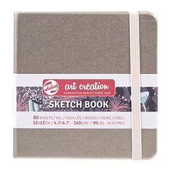 Talens Art Creation Cuaderno de bocetos 80 hojas, 12 cm x 12 cm, color rosa champán, 8712079468064