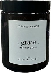Vela Aromática Tarro 135 g (30 Horas) / Jar Scented Candle 135 g (30 Hours) Mint Tea Basil