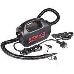 Intex 68609, Inchador elétrico 220 240 V com de agulha Electrische Luftpumpe Fã R In Und Outdoor 230 v 12 v Mehrfarbig preto, 12,5 x 25,5 x 15,5 cm