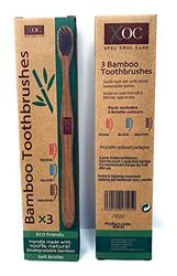 Bamboe Tandenborstel -Eco Friendly - 3X 100% Natuurlijk Biologisch Afbreekbaar met Zachte borstelharen - BPA Vrij