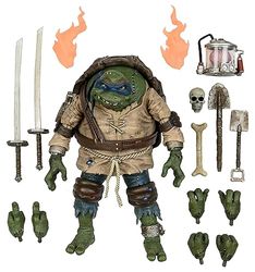 NECA Universal Monsters vs TMNT Leonardo comme Hunchback Action Chiffre, 7-Pouce Hauteur