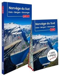 Norvège du Sud. Oslo, Bergen, Stavanger: Avec une carte laminée 1/1 000 000
