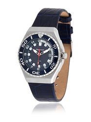 Neckmarine horloge met Japans uurwerk NM11922MS03 blauw 38 mm