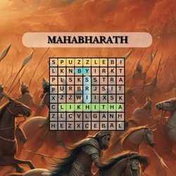 Mahabharath Word Search Puzzle