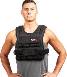 mIR Gilet ponderato regolabile, 9,1 kg.