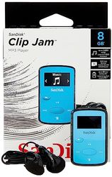 SanDisk Clip Jam 8GB MP3 Player - Blue