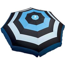 Wdk Partner ZYT-1608PLYAB-b Parasol 160 cm Noir/Bleu, Multicolore, 1, 0000 x 1, 0000 cm