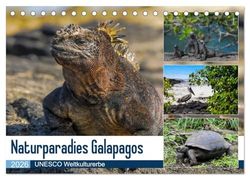 Naturparadies Galapagos - UNESCO Weltkulturerbe (Tischkalender 2026 DIN A5 quer), CALVENDO Monatskalender: Die Galapagos Inseln - ein letztes ... im Jahr 1835 und heute UNESCO Weltkulturerbe.
