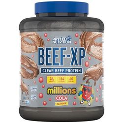 Applied Nutrition Beef XP - Clear Hydrolysed Beef Protein Isolate, Fruit Juice Style, Dairy Free Beef Protein Powder, Lactose Free, Zero Sugar, Low Fat, 1.8kg - 60 Servings (Cola Millions)