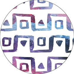 Bonateks, Ronde digitaal bedrukte muismat, antislip onderkant, voor kantoor en thuis, diameter: 22 cm