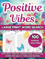 Positive Vibes Large Print Wordsearch