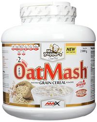 AMIX - Suplemento alimentar - OatMash em formato de 2 quilos - Grande suporte nutritivo e suave - melhora o desempenho desportivo - sabor de chocolate branco