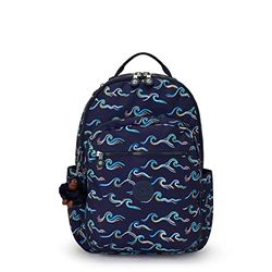 Kipling Seoul Grand Sac à Dos, Fun Ocean Prt, Taille Unique