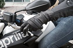 SHIMA D-Tour, Summer Urban City Stylish Classic Durable Motorcycle Gloves (S-4XL), Black, Size:S