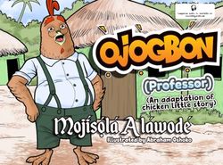 Òjọ̀gbọ́n (Professor): An adaption of the Chicken Little story