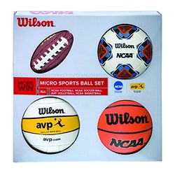 Wilson Micro Sports, Palla Basketball Unisex Bambini, Multicolore
