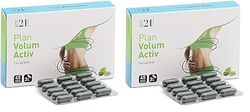 PLAMECA Plan Volum Activ con Extracto Seco de Café Verde, Proteína de Judía, Vinagre de Manzana y Picolitano de Cromo, 45 Cápsulas Vegetales (Paquete de 2)