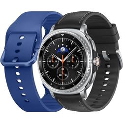 Samsung Galaxy Watch8 Classic (Black, BT, 46mm) + Sport Band, Smartwatch Galaxy AI, desig resistente agli urti, Ghiera girevole, processore 3nm, monitoraggio attività fisica e sonno, One UI 8
