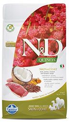 Linea Quinoa - Pienso para perro de pato quinoa, coco, cúrcuma, Farmina N&D, 800 g