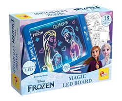 Lisciani Giochi Frozen Magic LED Board, Pennarelli Colorati, Manuale, Schede attività, Multicolore, Medium, 92949