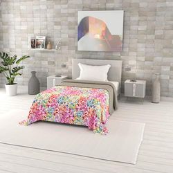 bedrukte zomer quilt "FANTASY", polyester vulling, 220x270cm, Spring