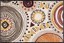 Wash+Dry Boho Style Zerbino, Poliammide, Multicolore, 50x75cm