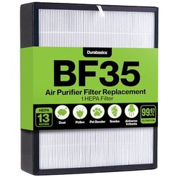 Durabasics Filtre HEPA pour purificateur d'air Alen Classic, BF35 et filtre Breathe Smart – Filtre COV Durabasics BF35 compatible avec purificateur d'air Alen BreatheSmart Classic – Remplacement pour