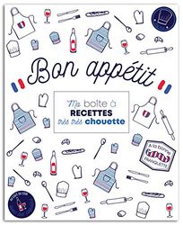 Toga Frenchy Recipe Folder Stationery Kit, Blue, White, Red, One Size