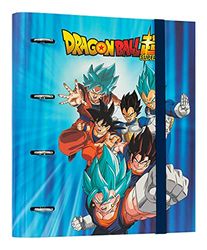 Grupo Erik Dragon Ball 4 Ring Binder - Premium A4 Folders Ring Binder - 10.6 x 12.6 inches / 27 x 32 cm - Ring Binder A4 - A4 Ringbinder - 4 Ring Binder A4 - Cute Stationery